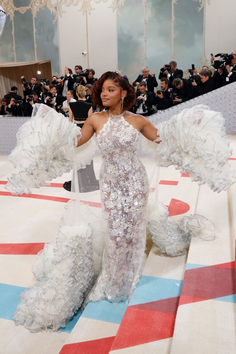 halle bailey at the met gala 2023