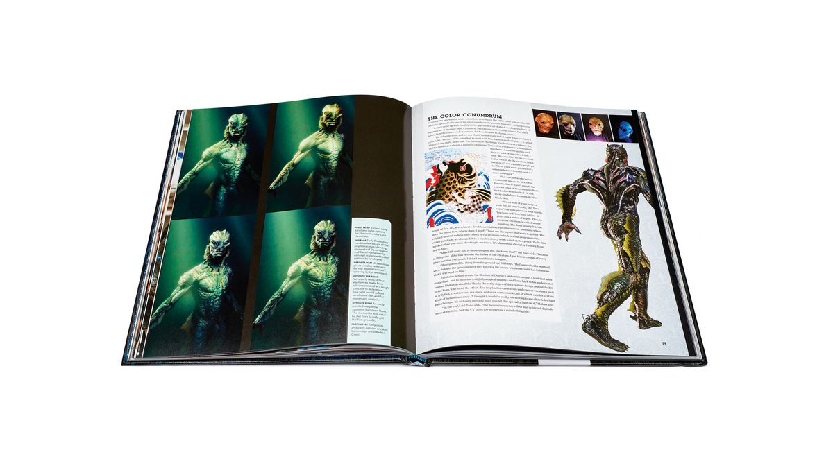 the shape of water book spread