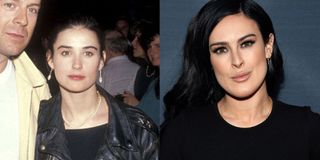 demi moore and rumer willis at 27