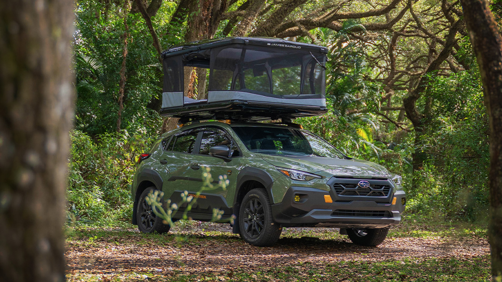 James Baroud Odyssey roof tent on Subaru