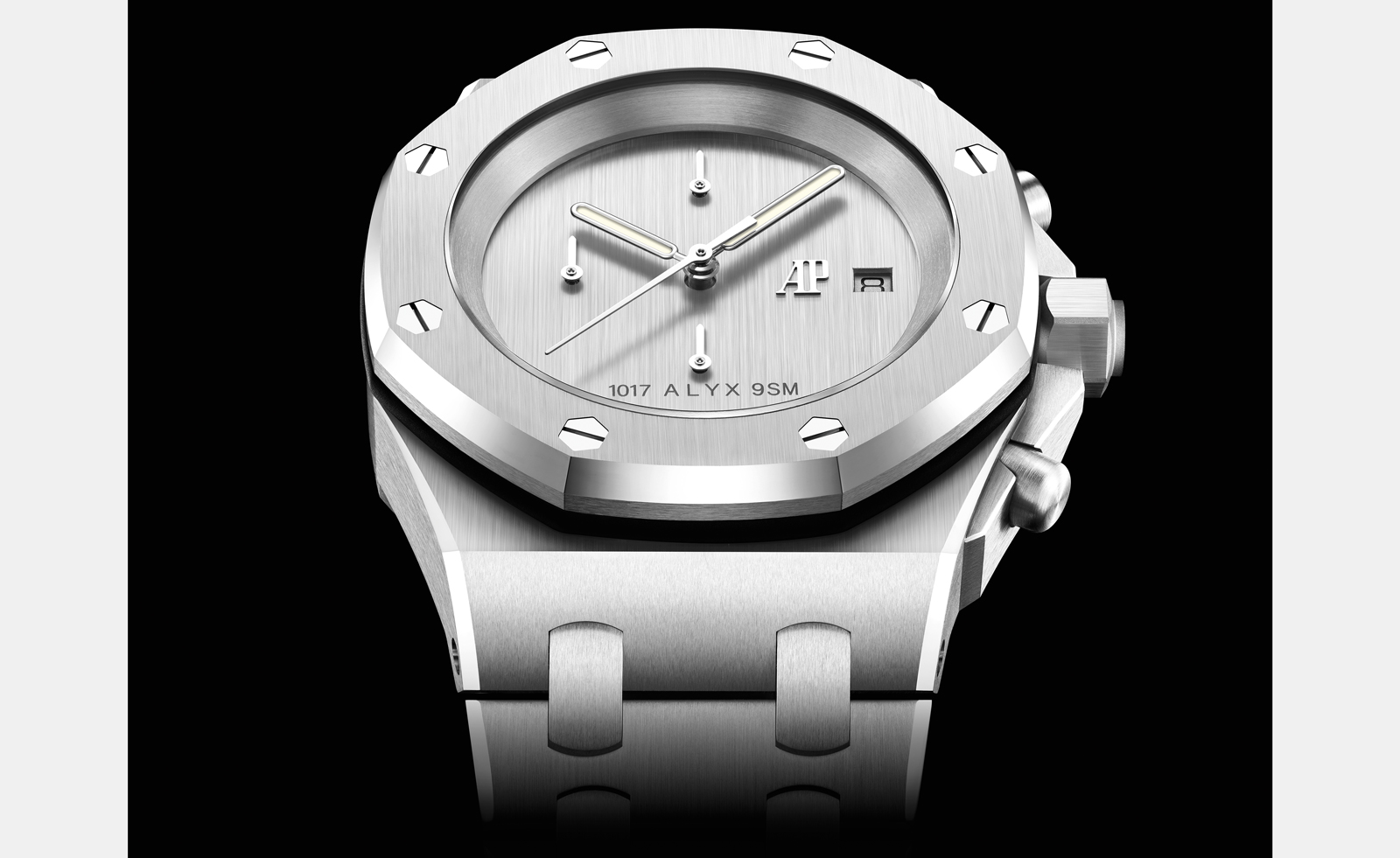 white gold watch