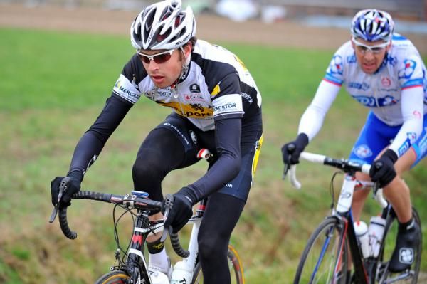 Sander Armee (Topsport Vlaanderen - Mercator) and Matthieu Ladagnous (FDJ)