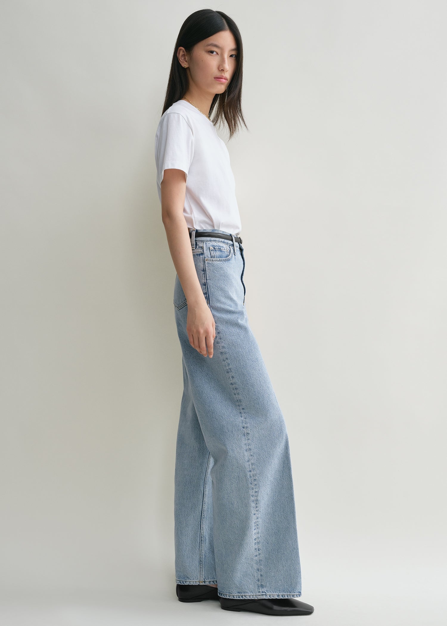 Wide Leg Denim Cool Blue - 23/28