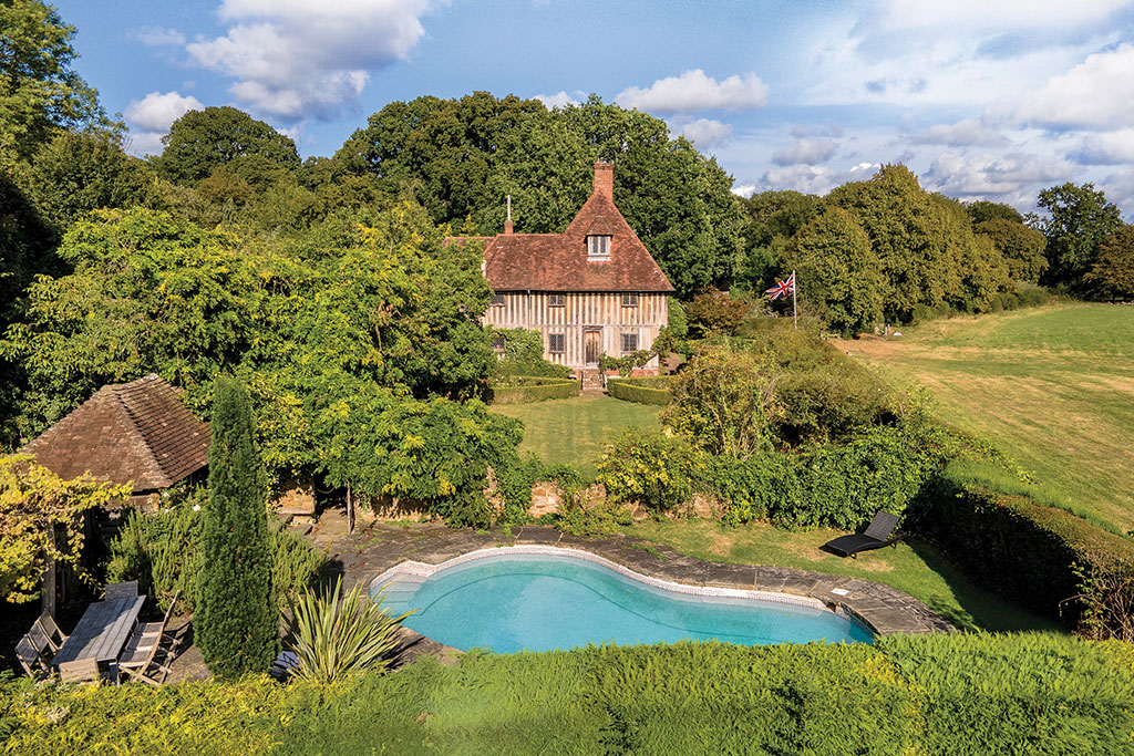 Property for sale with minstrels' gallery: The Paper Mill, Benenden, Cranbrook, Kent. 