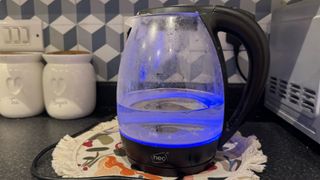 Kettle being boiled 