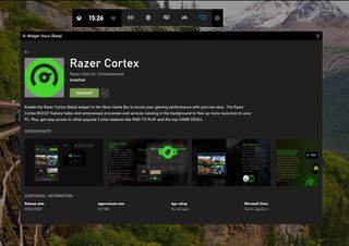 Xbox Game Bar Third Party Widgets Cortex Store