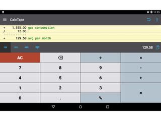 CalcTape Free Tape Calculator (Android: Free)