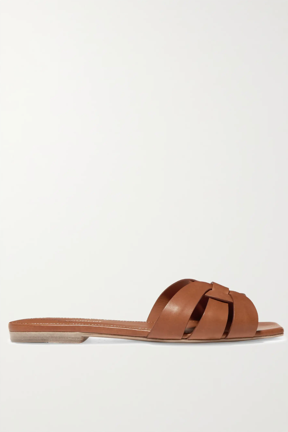 Tribute Woven Leather Slides