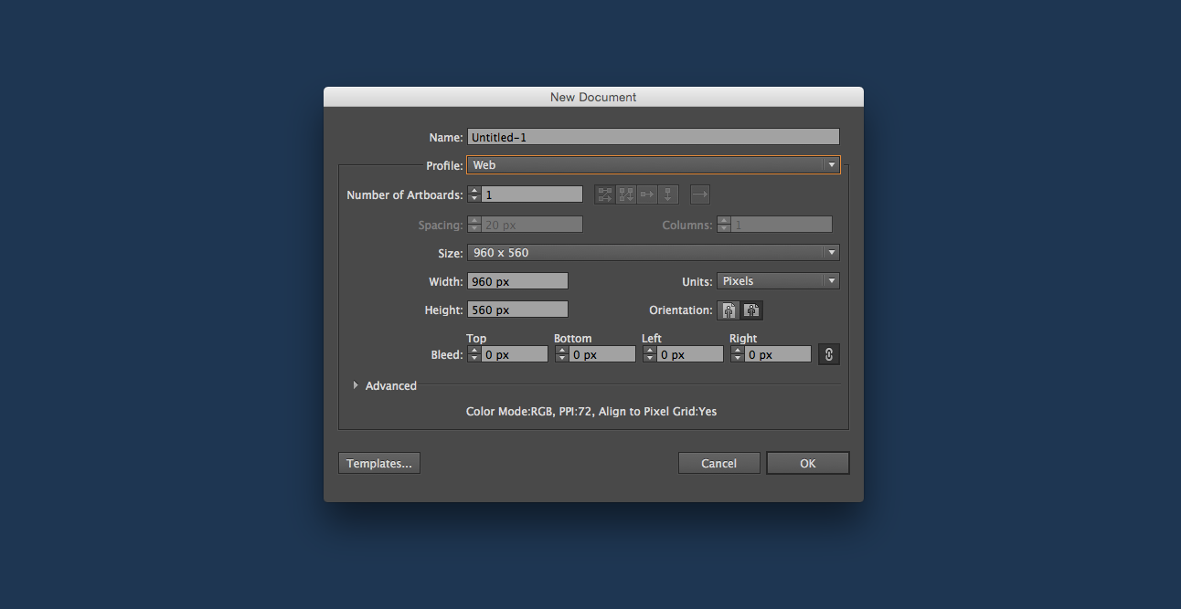 Open a new file