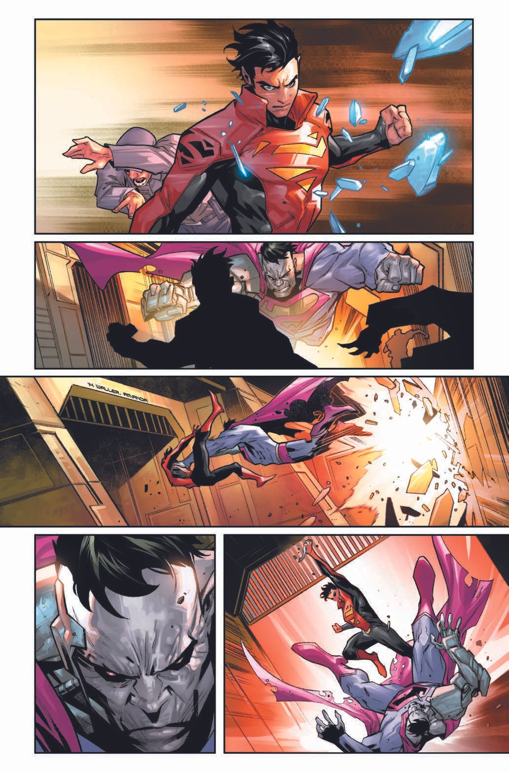Interior pages from Secret Six #1.