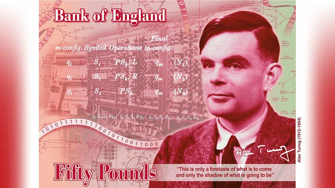 Alan Turing £50 Note