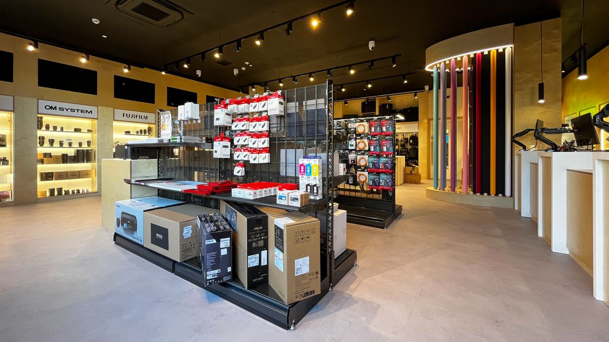 Interior of new Wex Photo Video Edinburgh store