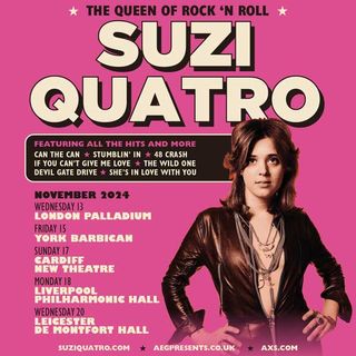 Suzi Quatro tour poster