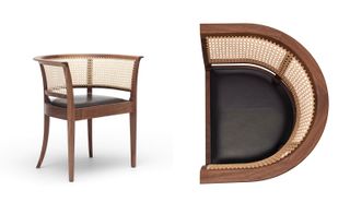 Made of oil-treated walnut, the numbered anniversary edition will be upholstered in exclusive black Niger leather