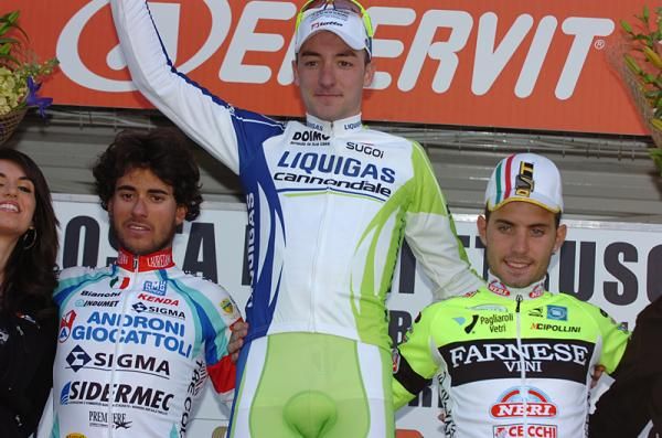 The GP Costa Degli Etruschi podium