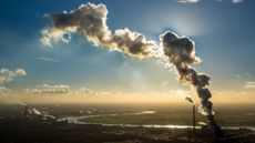 Kraftwerk Duisburg-Walsum, a coal plant near Germany's Ruhr river, belches black smoke. Coal use is projected to reach a record high this year.
