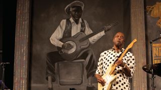 Guy performs on the Blues Tent stage during the 40th annual New Orleans Jazz & Heritage Festival, May 3, 2009.