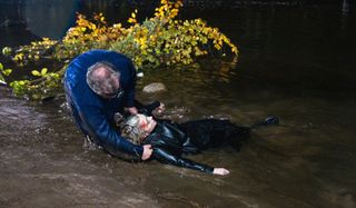 Brian finds Nina Lucas in the river