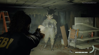 Saga Anderson confronts a corrupted killer in Alan Wake 2.