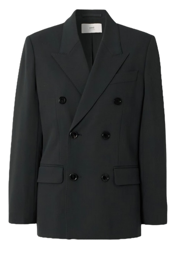 Ami Paris , Oversized Double-breasted wool blazer