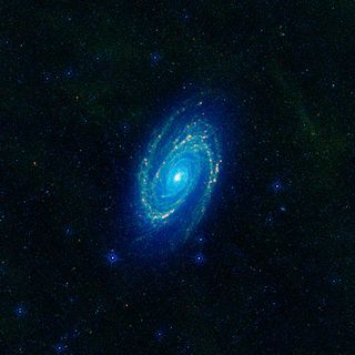 Bode's Galaxy, or M81, is another grand design spiral galaxy with pronounced arms spiraling into its core.