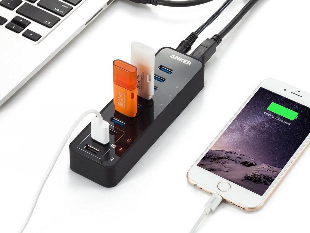 Anker 10-port USB hub