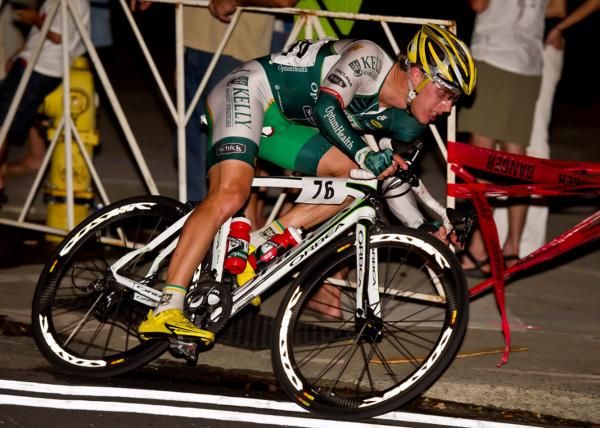 Thamas Soladay (Kelly Benefit Strategies-OptumHealth) on his way to earning the Cyclingnews' Most Aggressive Rider Jersey.