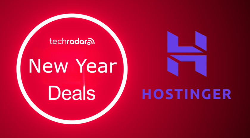 Hostinger New year deals badge