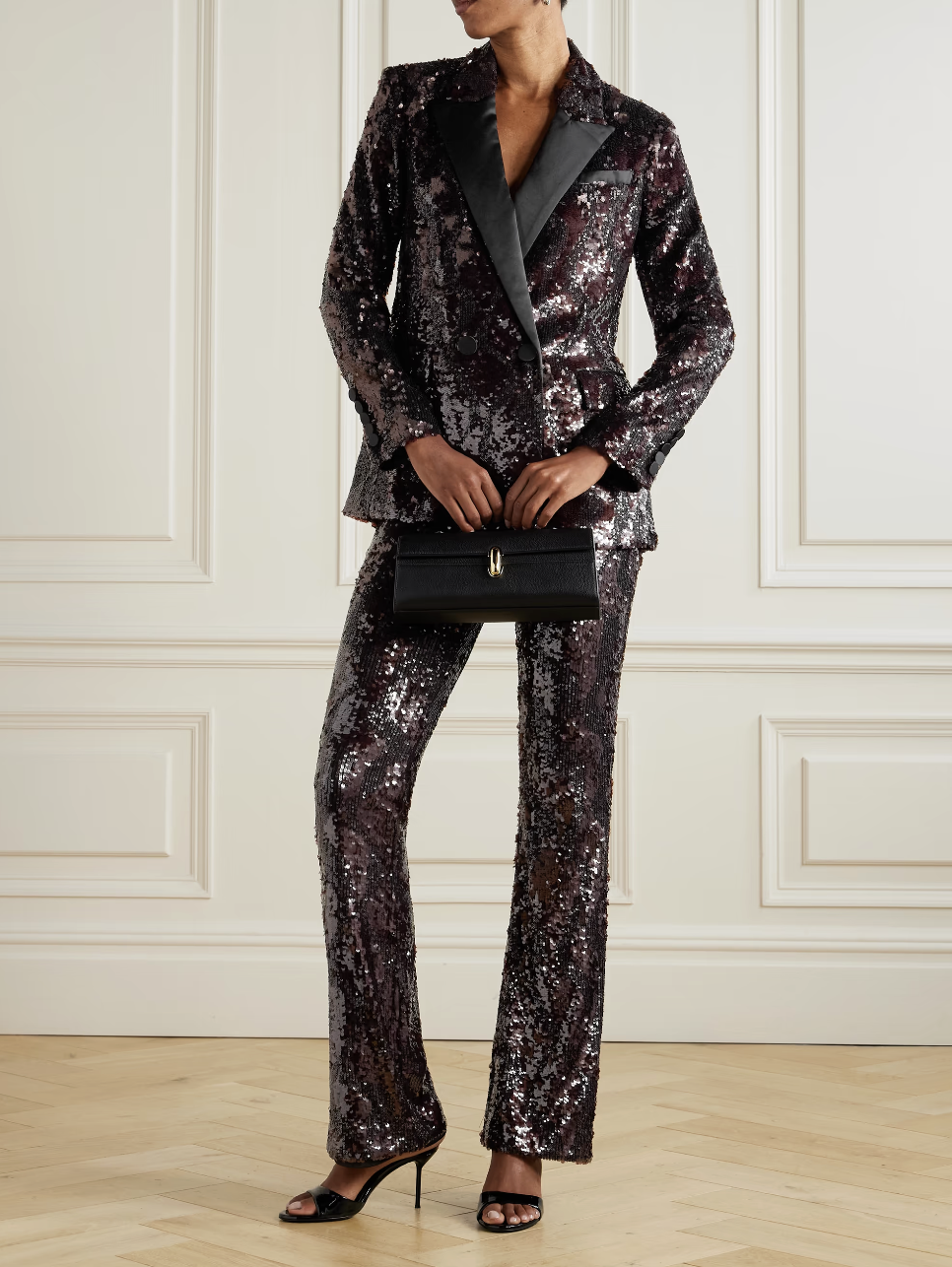 VERONICA BEARD, Sevyn Sequined Satin Jacket