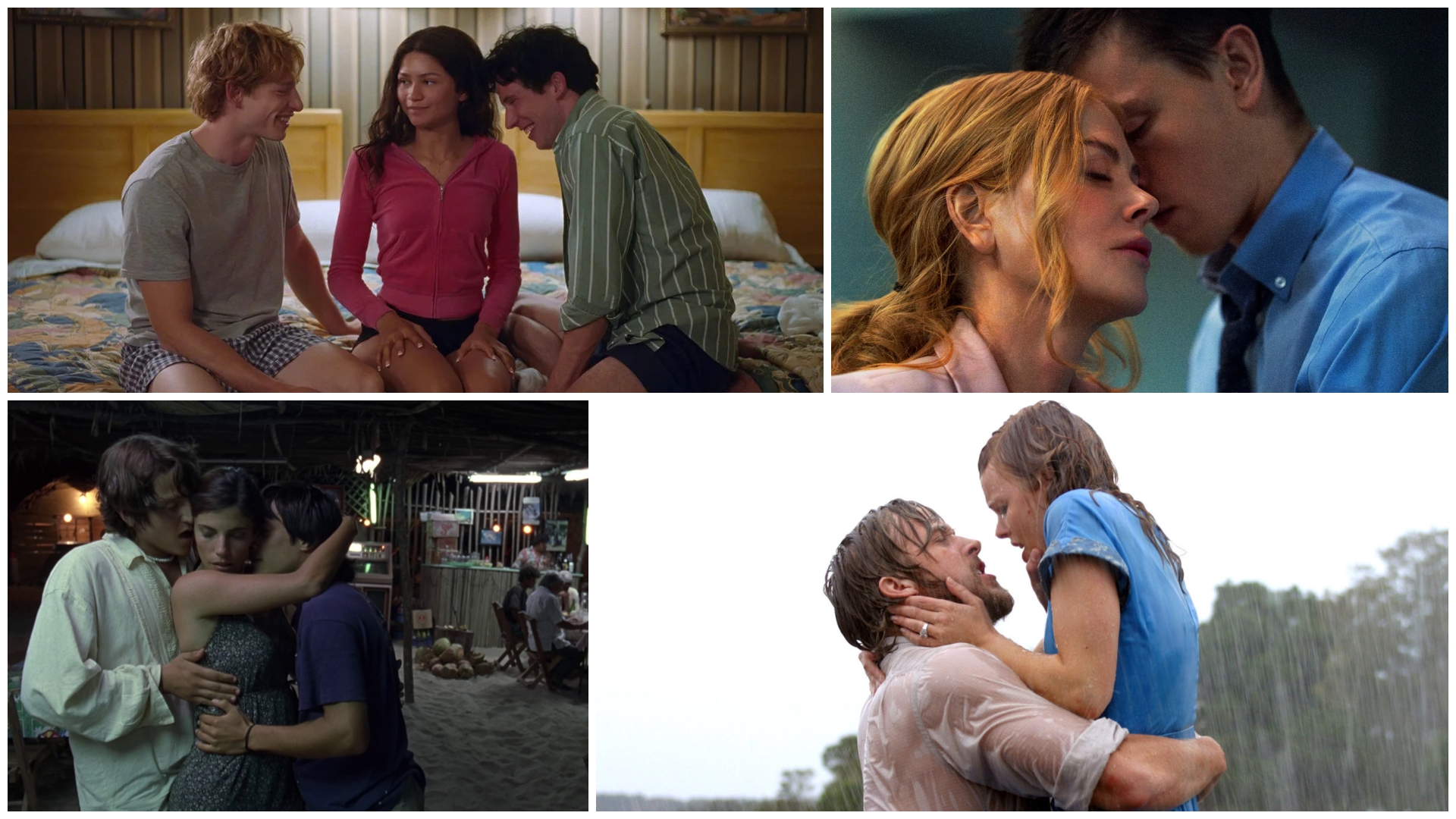 a collage of some of the sexiest movies of all time including challengers babygirl y tu mama tambien and the notebook