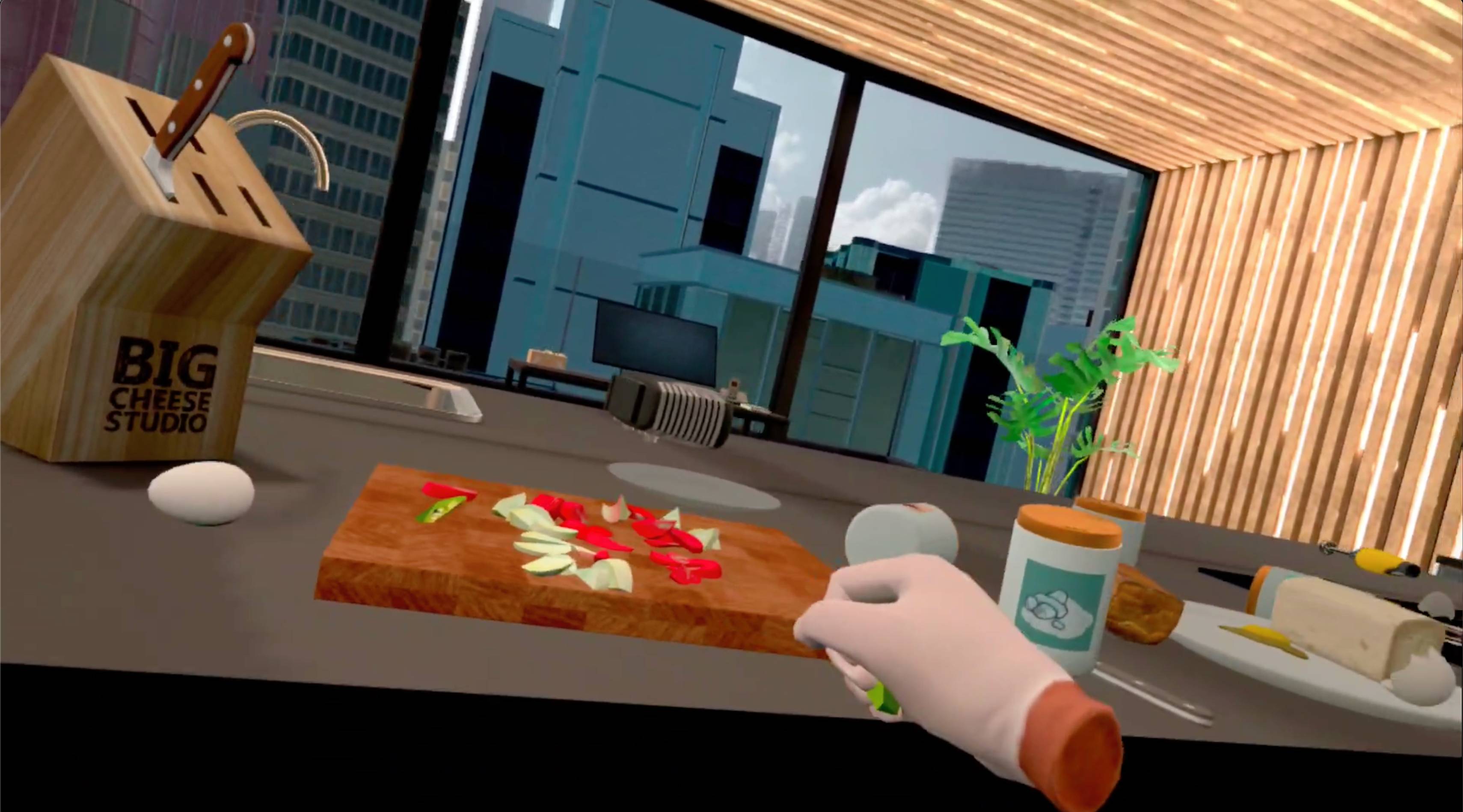 Cooking Simulator VR making shashuka