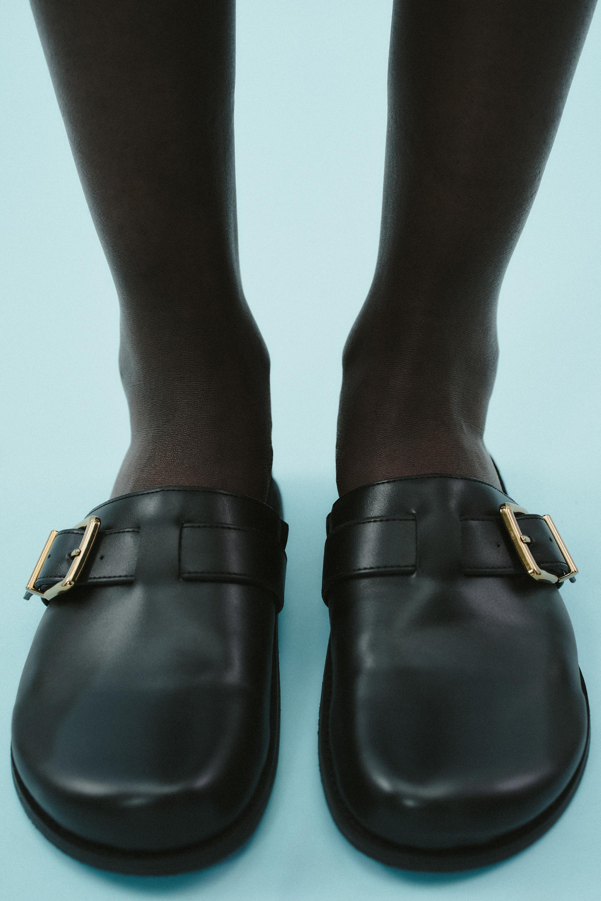 Clogs With Metal Buckle
