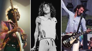 Jimi Hendrix Roger Daltrey Pete Townshend 