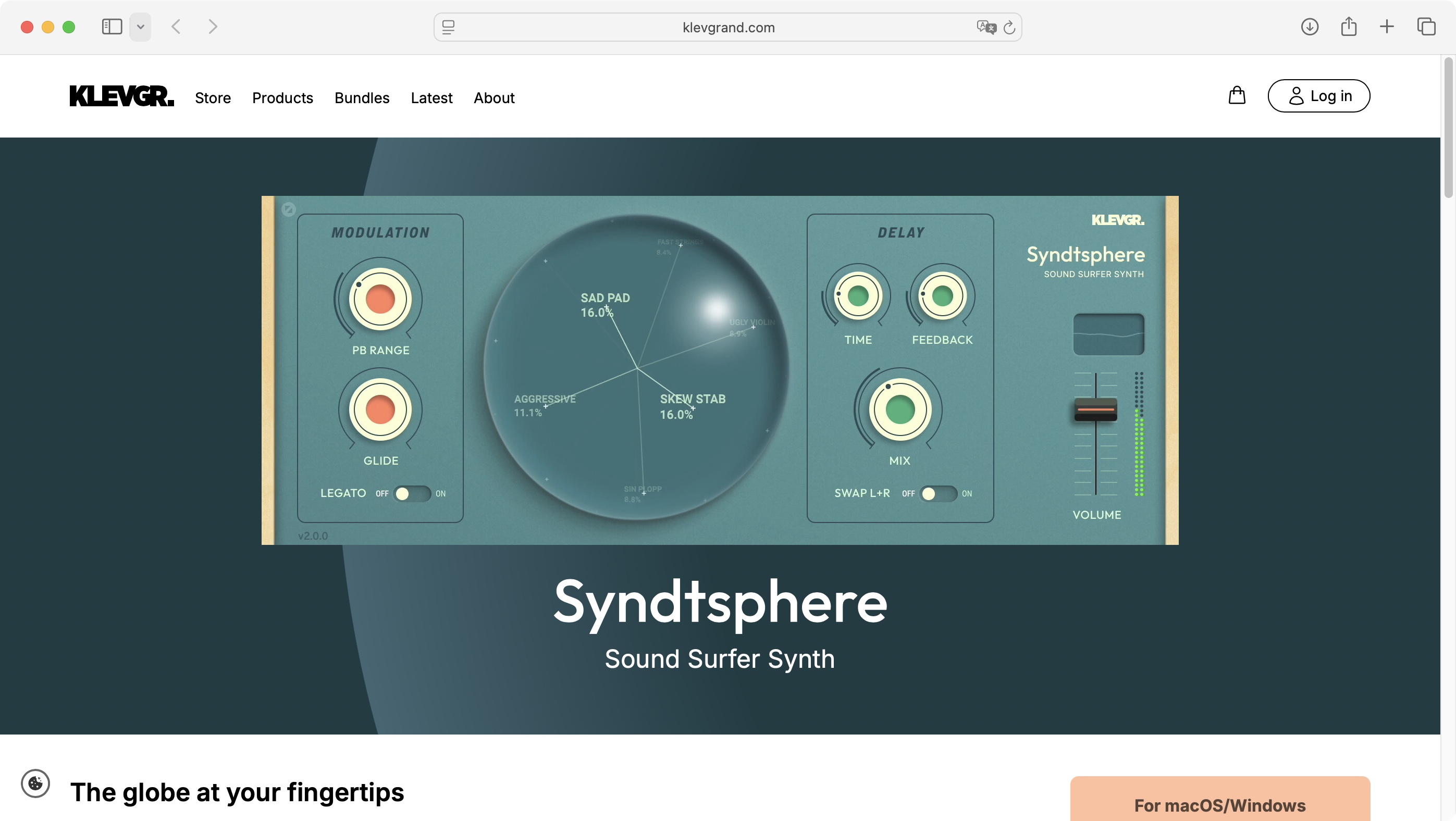 SyndtSphere homepage