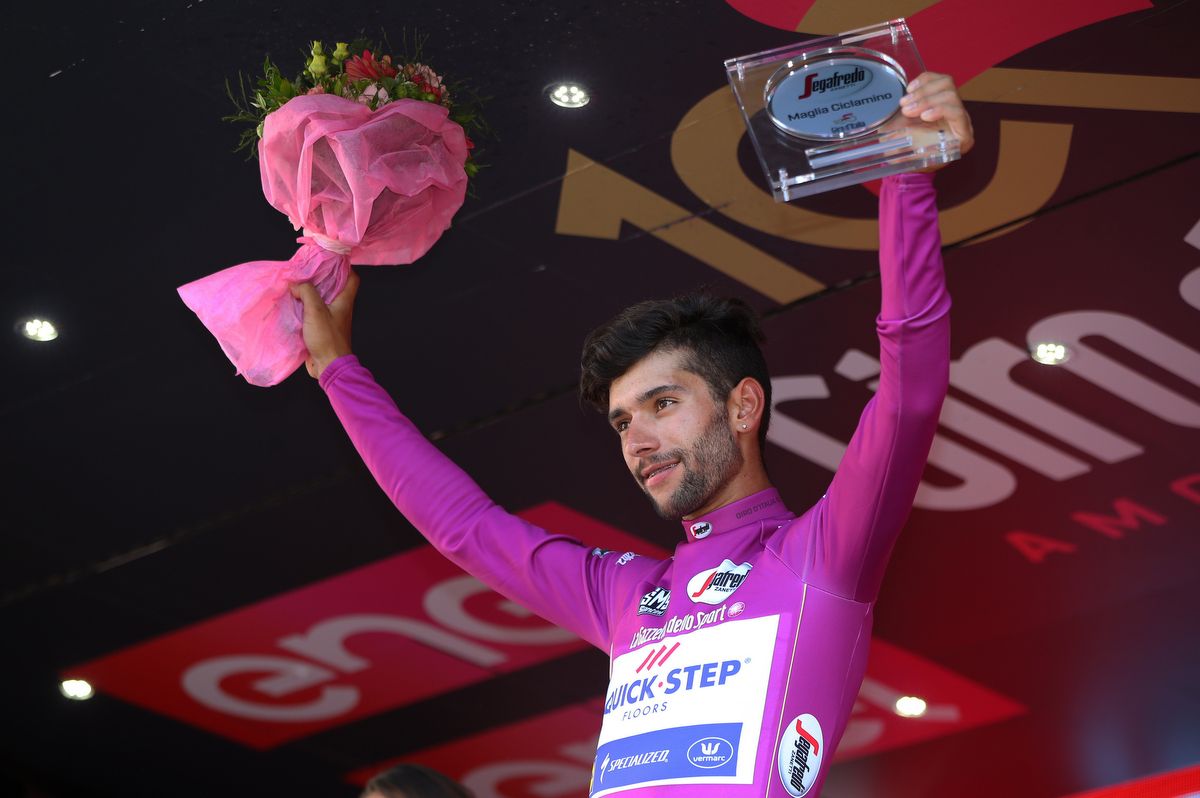 Fernando Gaviria's dream Giro was capped off with the ciclamino jersey