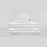 2. Saatva Sateen Sheet Set, Latex Pillows and Mattress Pad Bundle