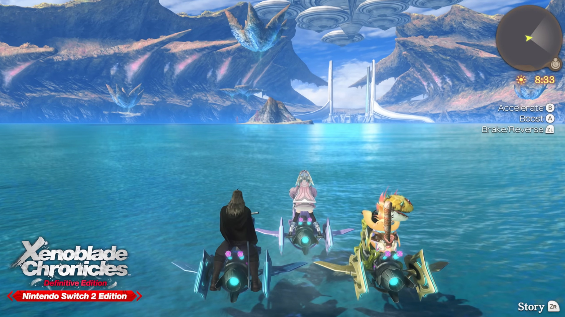 A screenshot of the upcoming Switch 2 game, Xenoblade Chronicles Switch 2 Edition