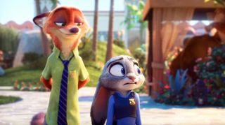 A still from the movie Zootropolis