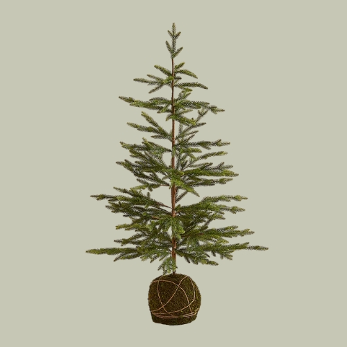 4ft Christmas Tree in Artificial Moss Base