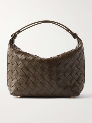 Mini Wallace Intrecciato Leather Shoulder Bag