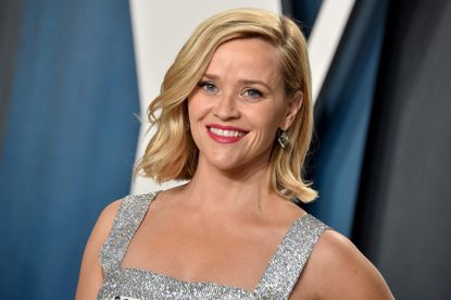 reese witherspoon on the red carpet in 2020 - side bangs hairstyles