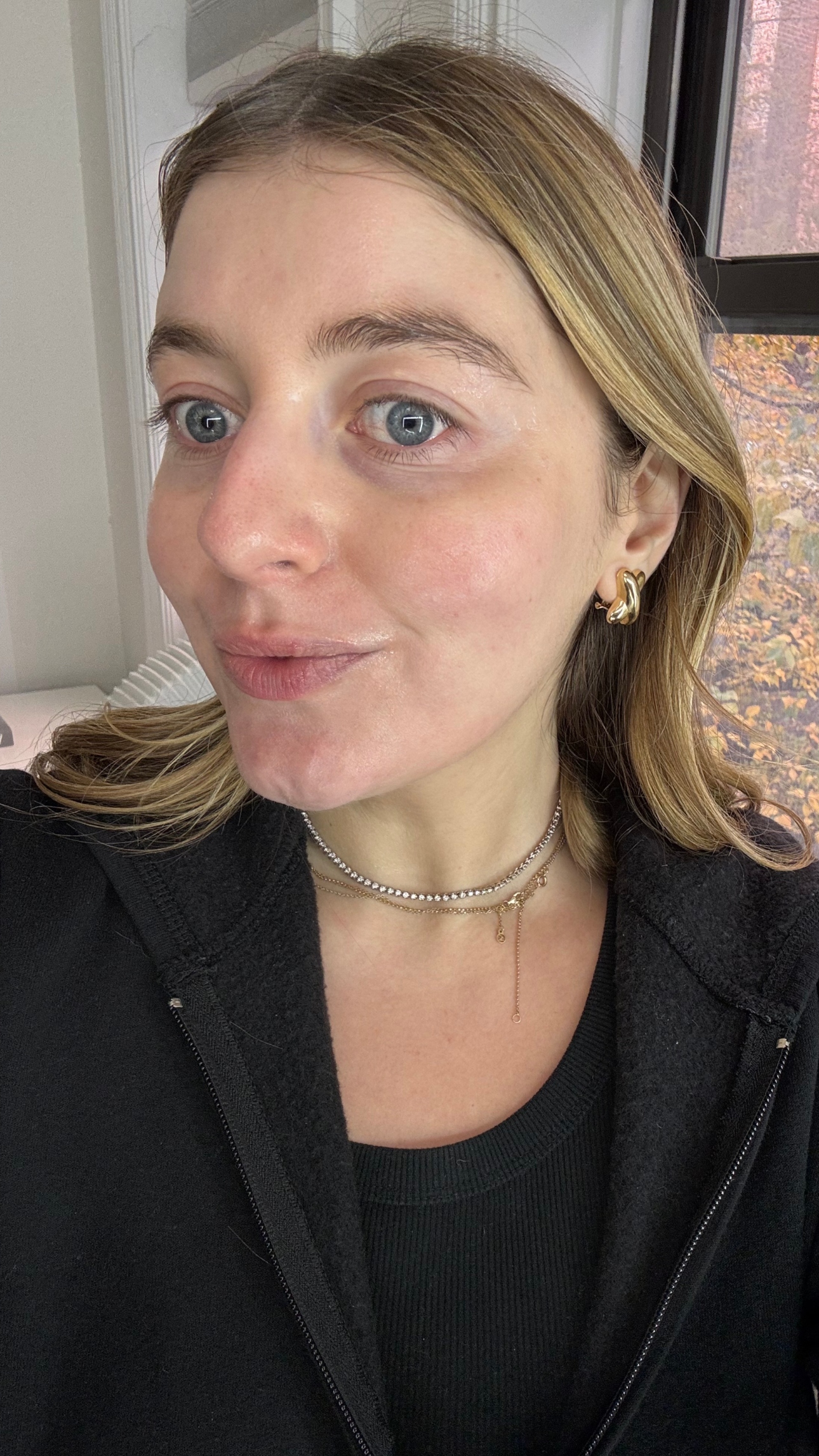 Samantha Holender with bare skin