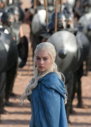 A shot of Daenerys Targaryen from Game of Thrones