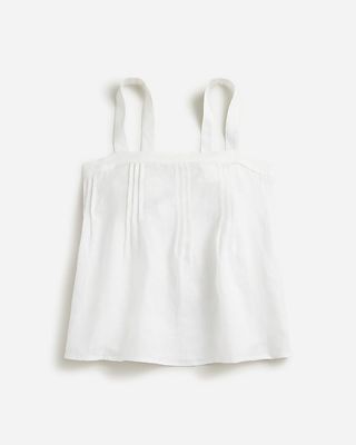 Bow-Back Linen Top