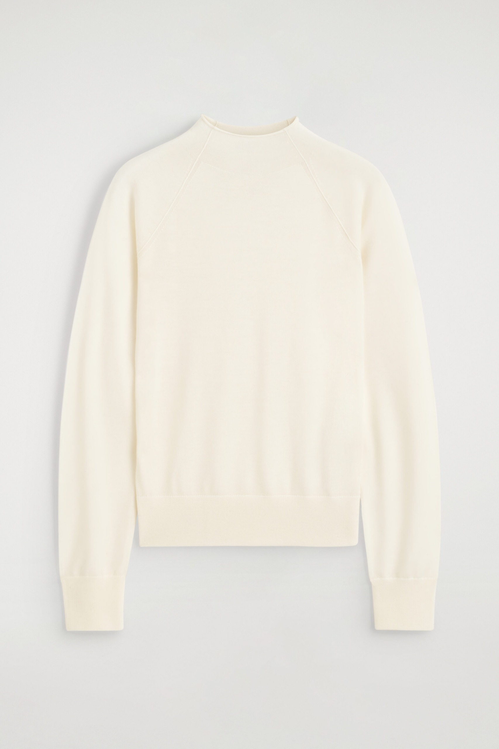 Merino Wool Funnel-Neck Sweater