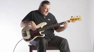 Bass player Bob Babbitt poses during a private photo shoot on April 20, 2010 in Nashville, Tennessee. 