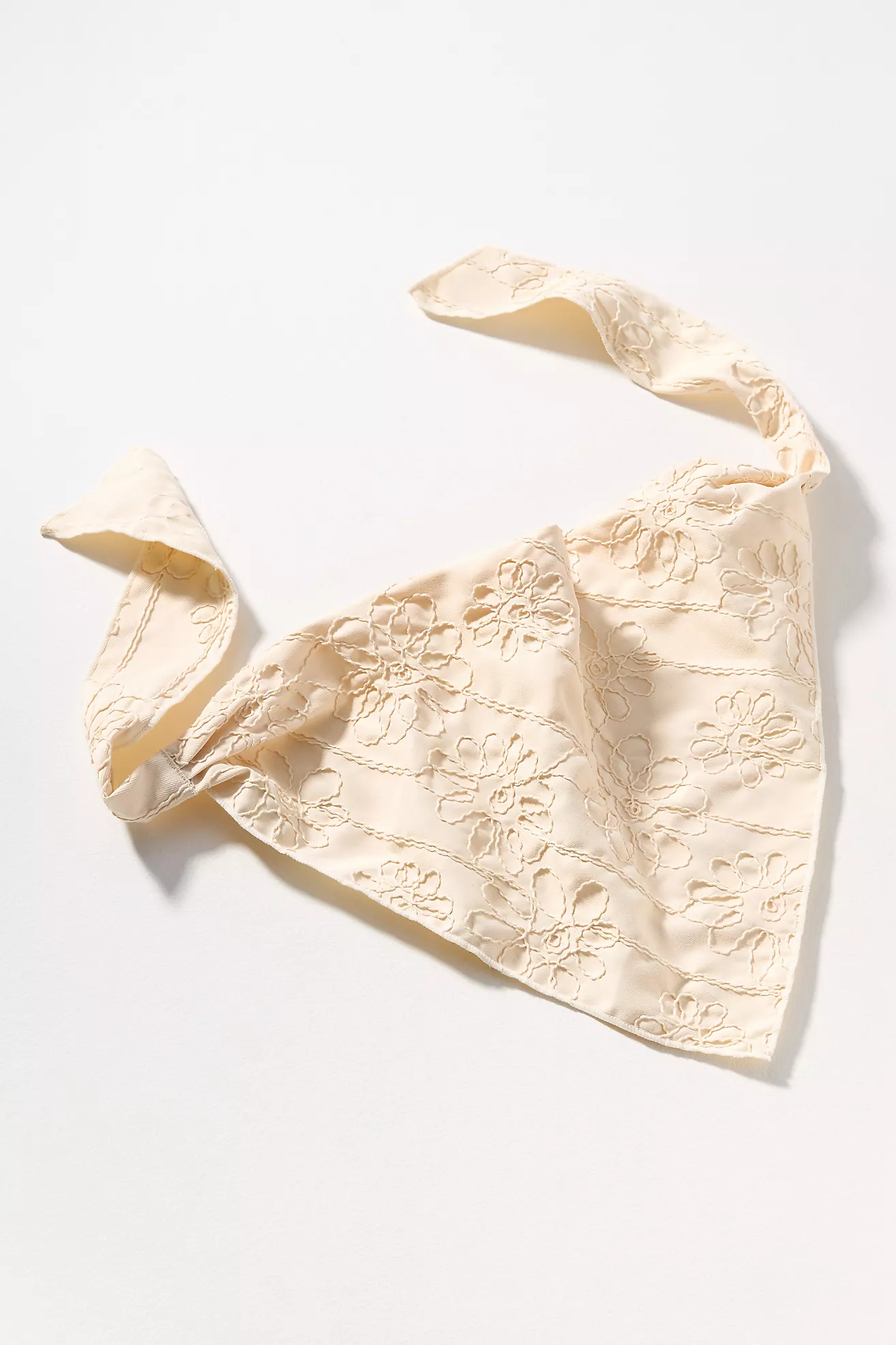 Embroidered Hair Scarf