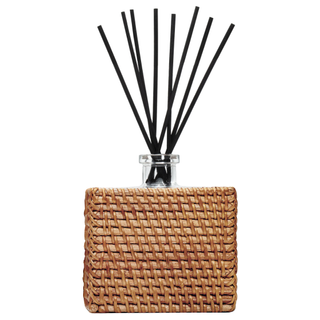 reed diffuser with a rattan sleeve