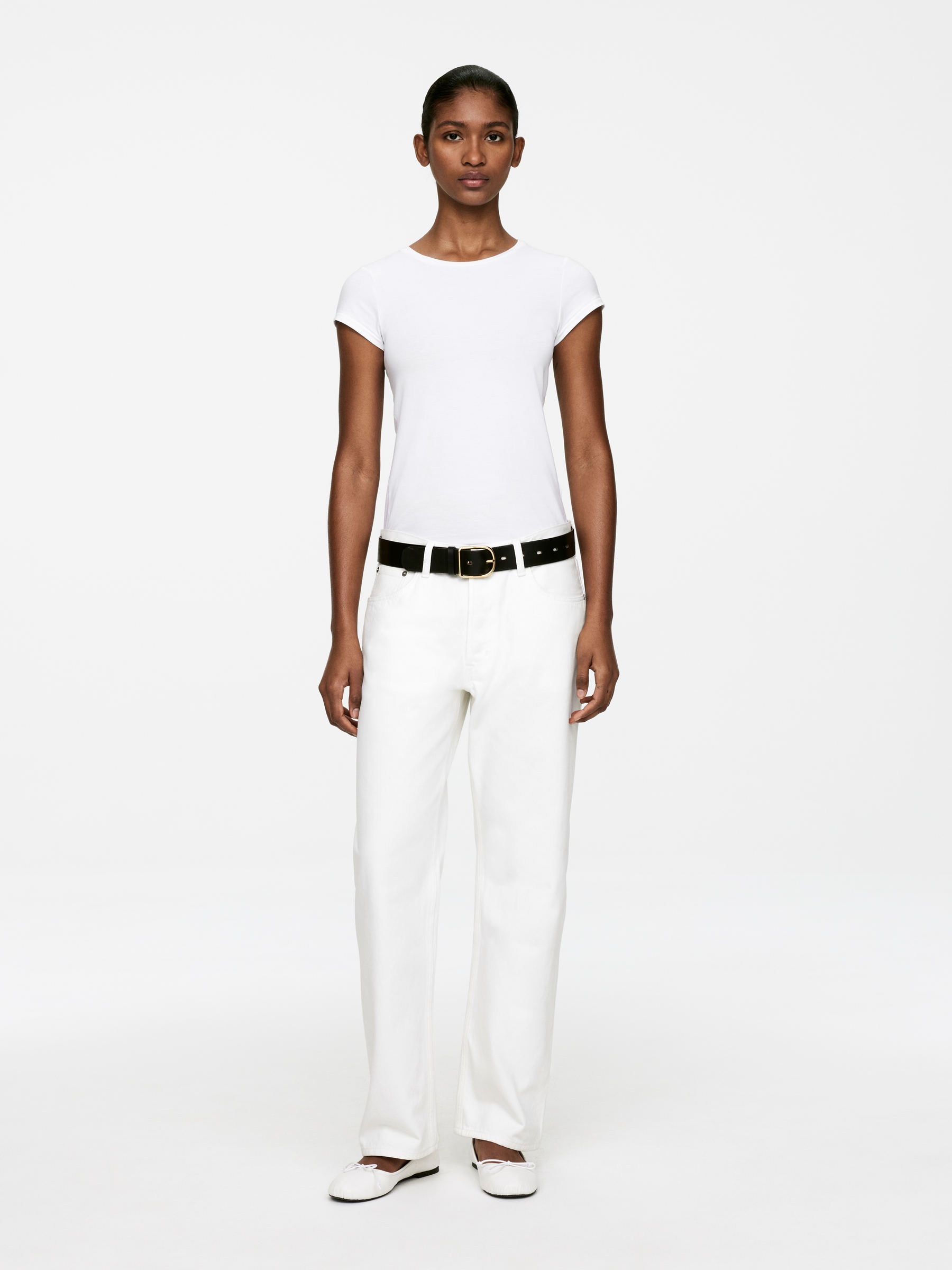 Shore Boyfriend Jeans – White – Women – Arket Gb