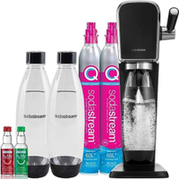 SodaStream Art Bundle, with CO2, DWS Bottles, and Bubly Drops Flavors | Was $199.99 Now $109.99 (save $90 at Amazon)